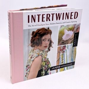 Book Handspun Yarn and Spinning Instructions Inspiration Intertwined Hardcover